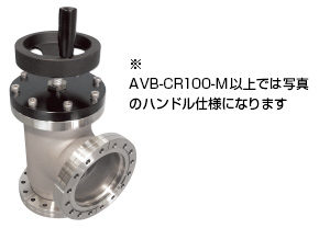 AVB-CR100-M以上では写真のハンドル仕様になります